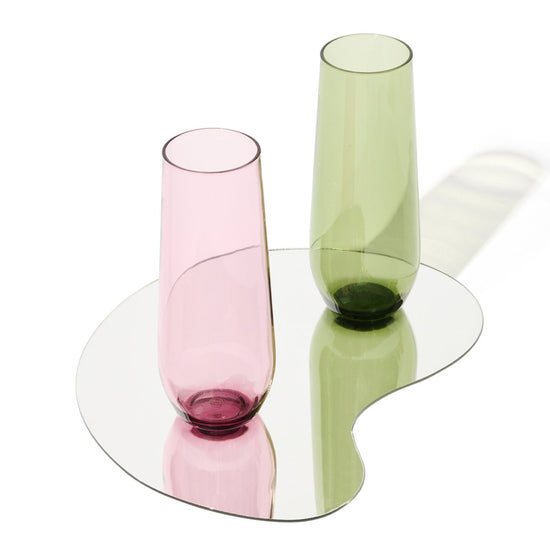 TOSSWARE RESERVE 9oz Stemless Champagne Tritan™ Copolyester Glass - Mixed Color Set - lily & onyx
