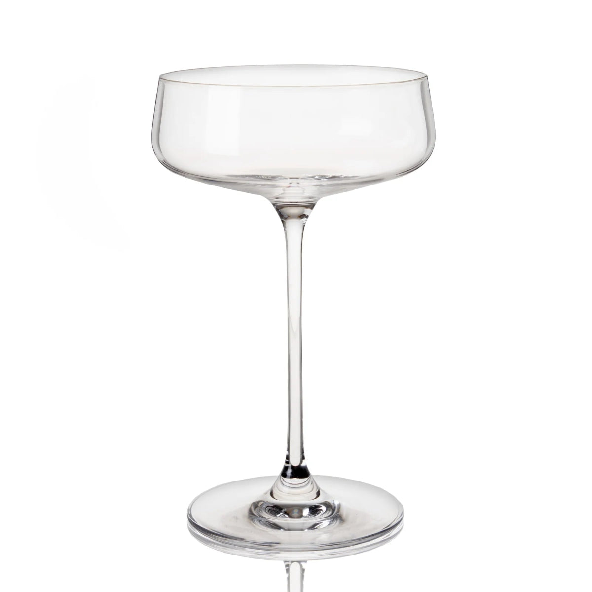 Viski Reserve Julien Crystal Coupe Glasses, Set of 4 - lily & onyx