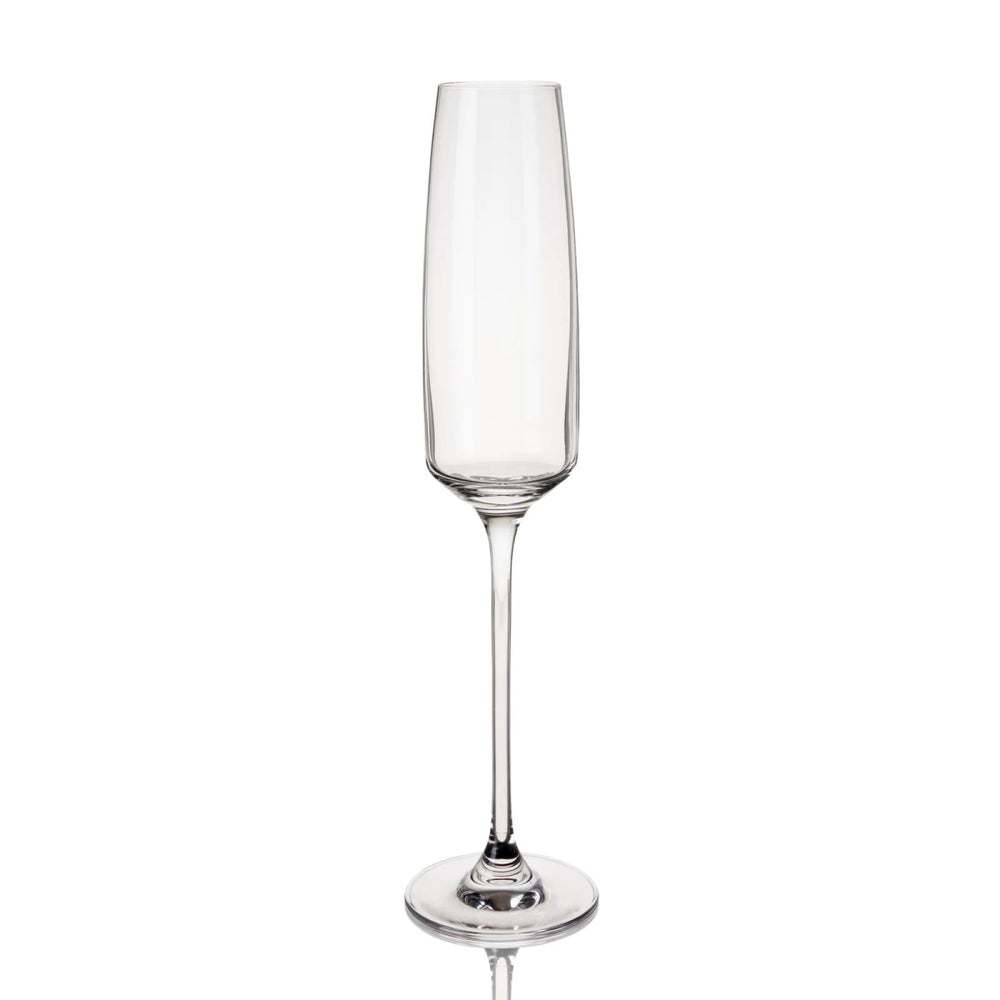 
                      
                        Viski Reserve Julien Crystal Flute Glasses, Set of 4 - lily & onyx
                      
                    