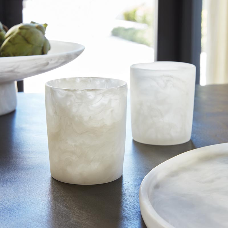 Santa Barbara Design Studio Resin DOF Glass, Set Of 4 - lily & onyx