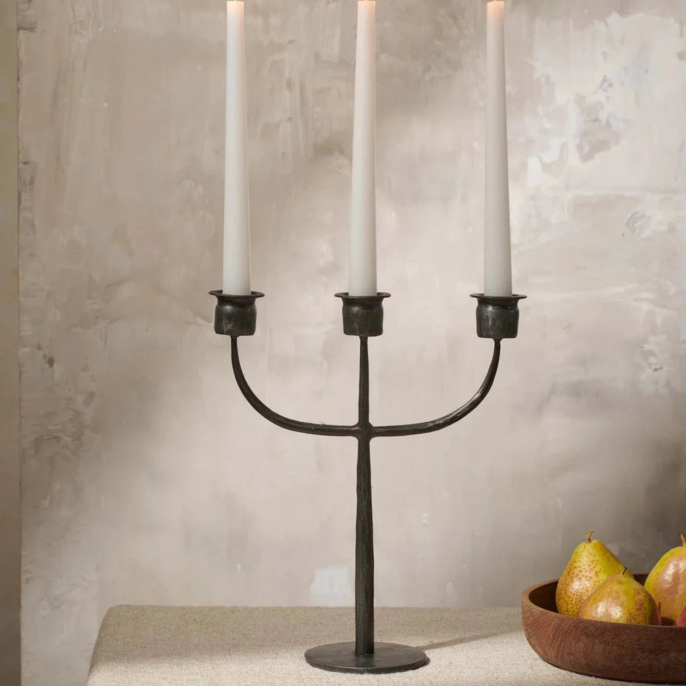 
                      
                        texxture Revere™ Iron Candelabra - lily & onyx
                      
                    