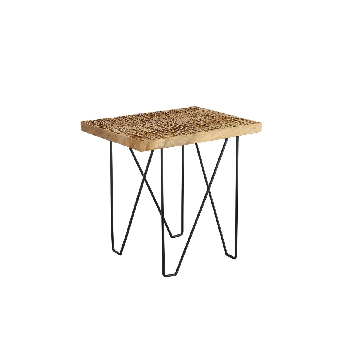 texxture Rift Teak Side Table - lily & onyx