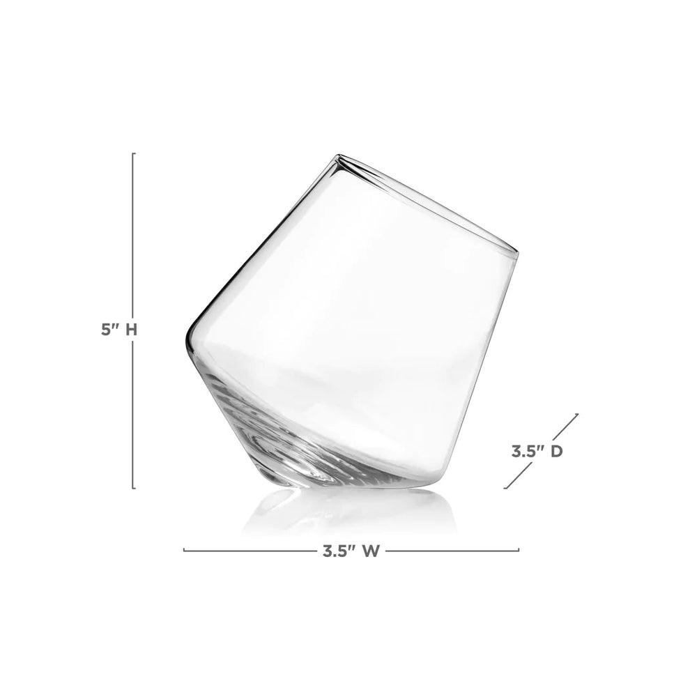
                      
                        Viski Rolling Crystal Wine Glasses - lily & onyx
                      
                    