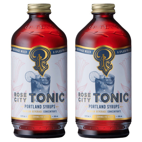 Portland Syrups Rose City Tonic Concentrate with Quinine, 2 Pack - lily & onyx