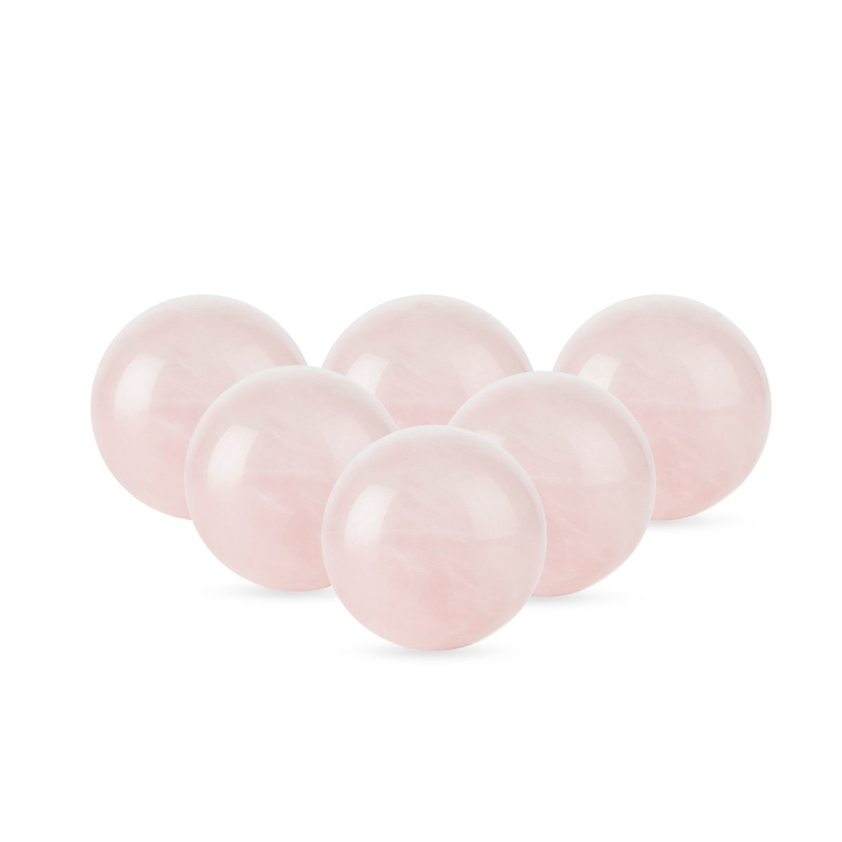 Twine Rose Quartz Wine Gems, Set of 6 - lily & onyx