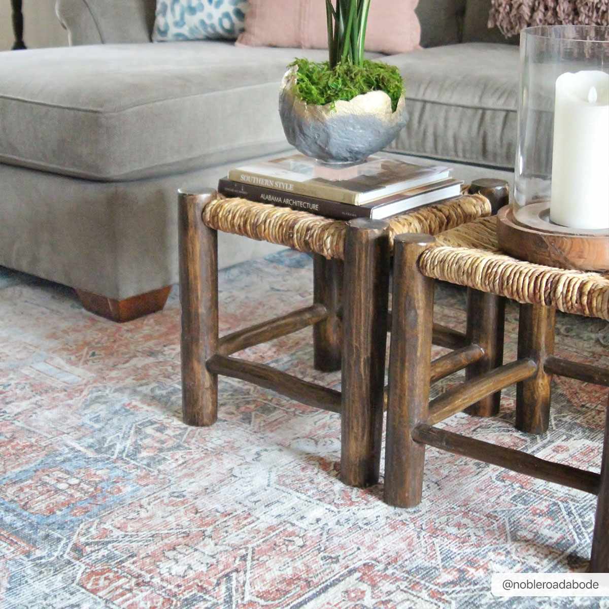 Hauteloom Rosman Distressed Washable Rug - lily & onyx