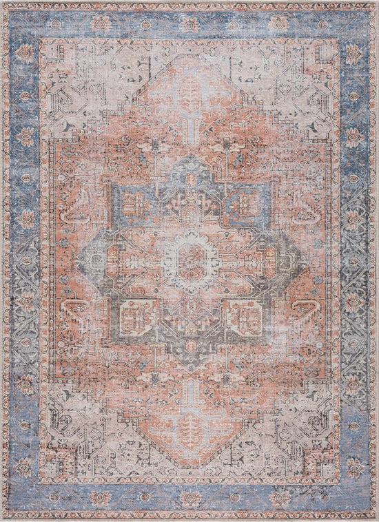 Hauteloom Rosman Distressed Washable Rug - lily & onyx