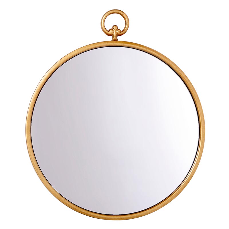 47th & Main Round Metal Wall Hanging Mirror - lily & onyx