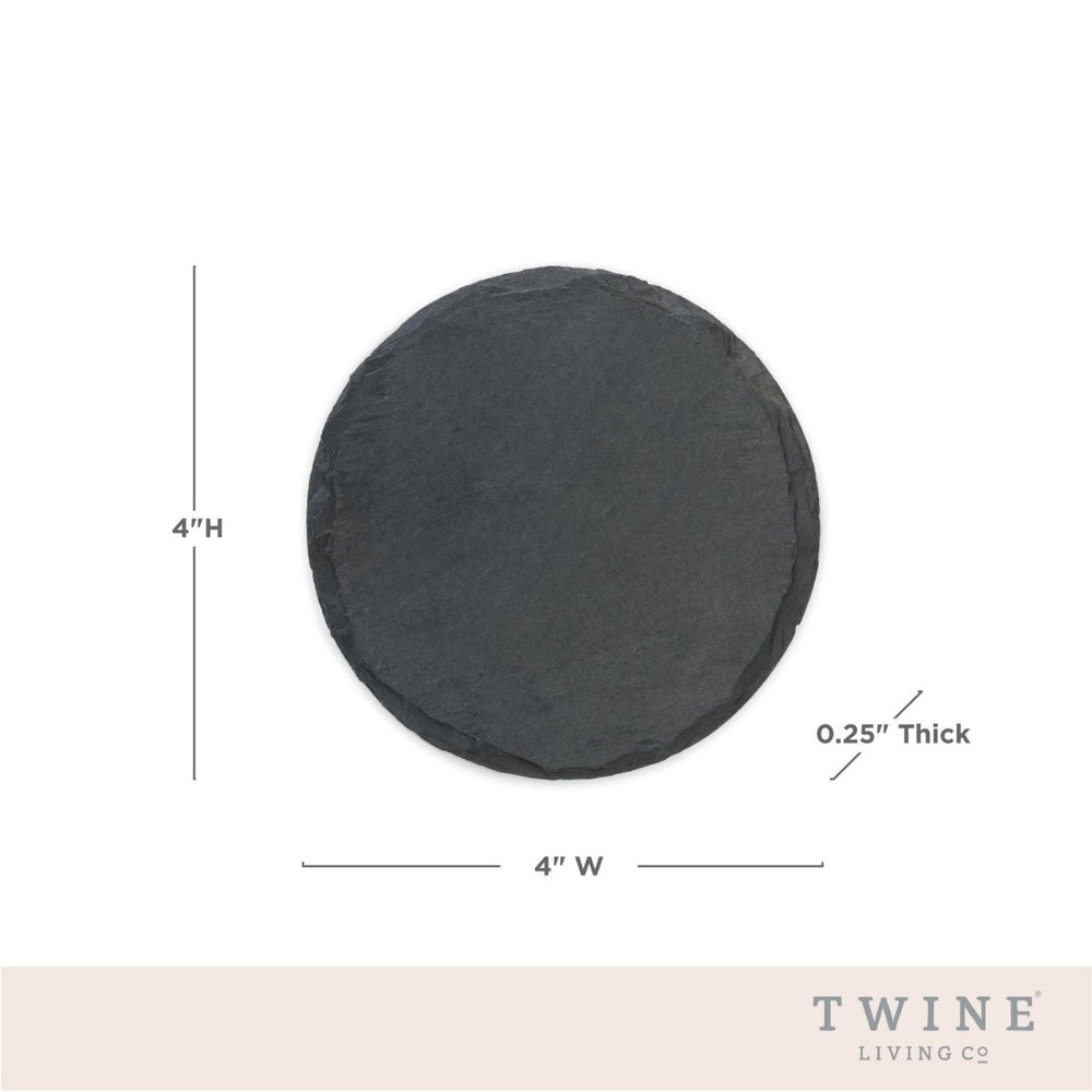 
                      
                        Twine Round Slate Coasters, Set of 4 - lily & onyx
                      
                    
