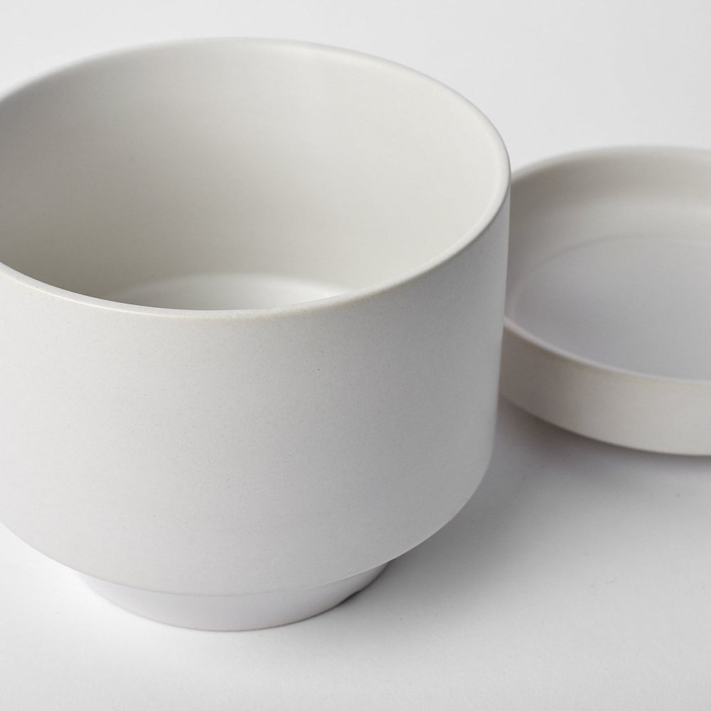 
                      
                        REVIVAL Ceramics Round Two Planter, 4 Inch - lily & onyx
                      
                    