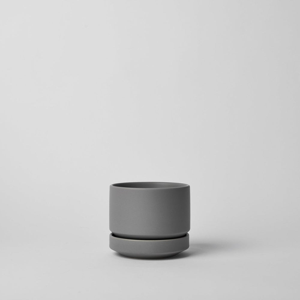 
                      
                        REVIVAL Ceramics Round Two Planter, 4 Inch - lily & onyx
                      
                    