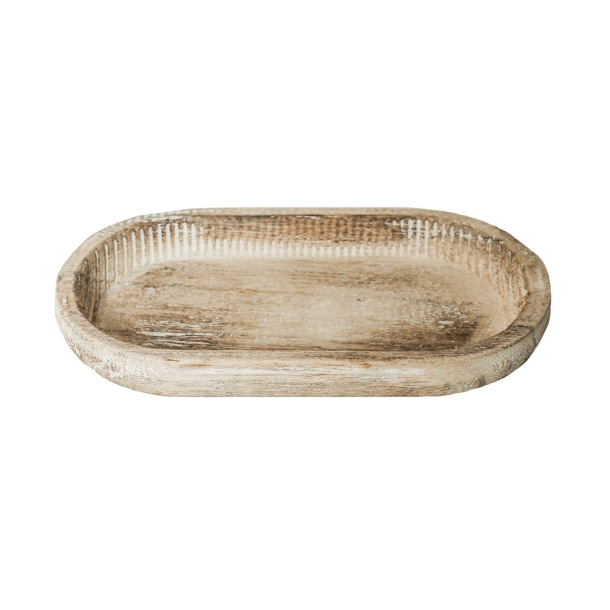 Sweet Water Decor Rustic Oblong Wood Tray - lily & onyx