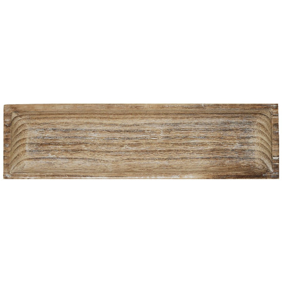Sweet Water Decor Rustic Rectangular Wood Tray - lily & onyx