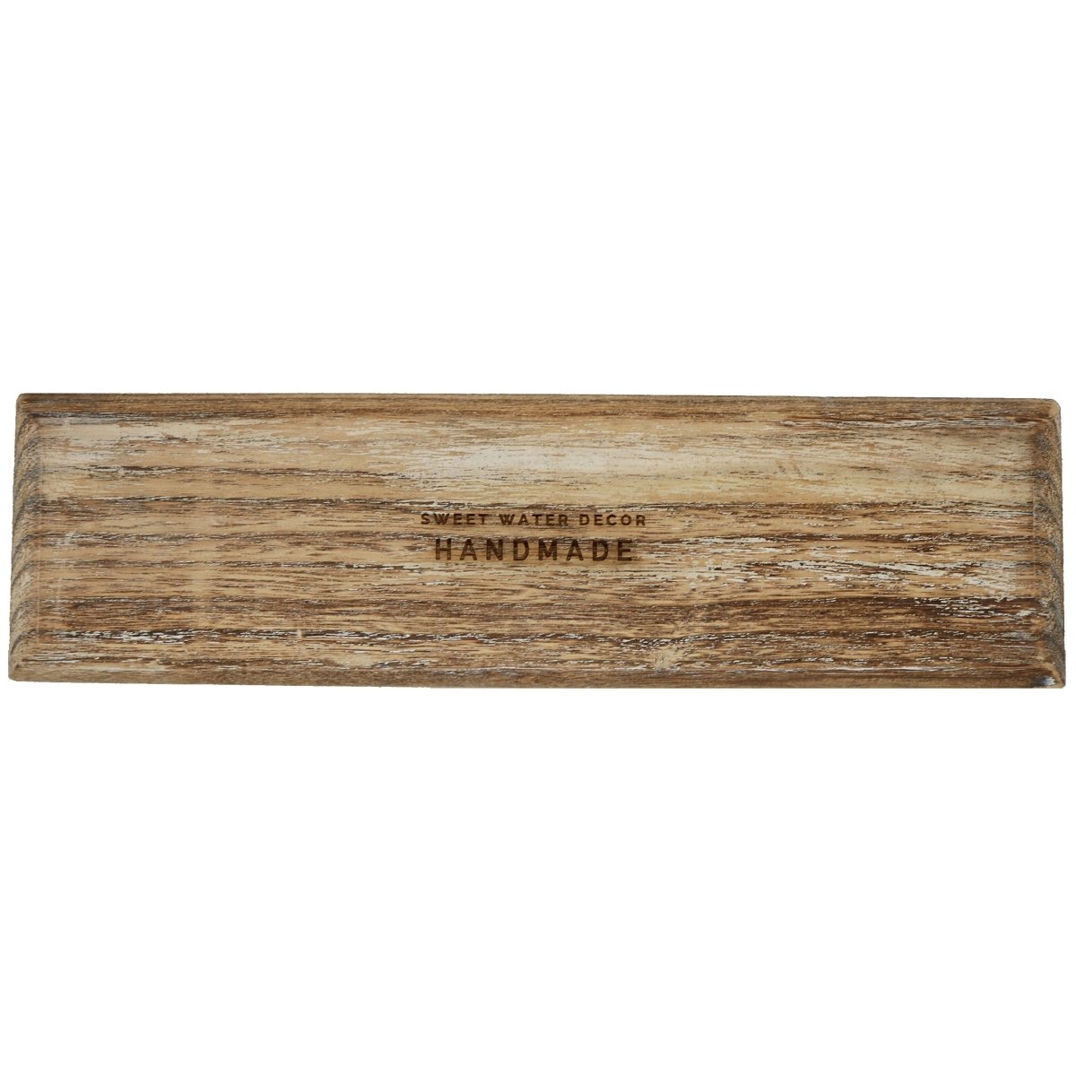 Sweet Water Decor Rustic Rectangular Wood Tray - lily & onyx