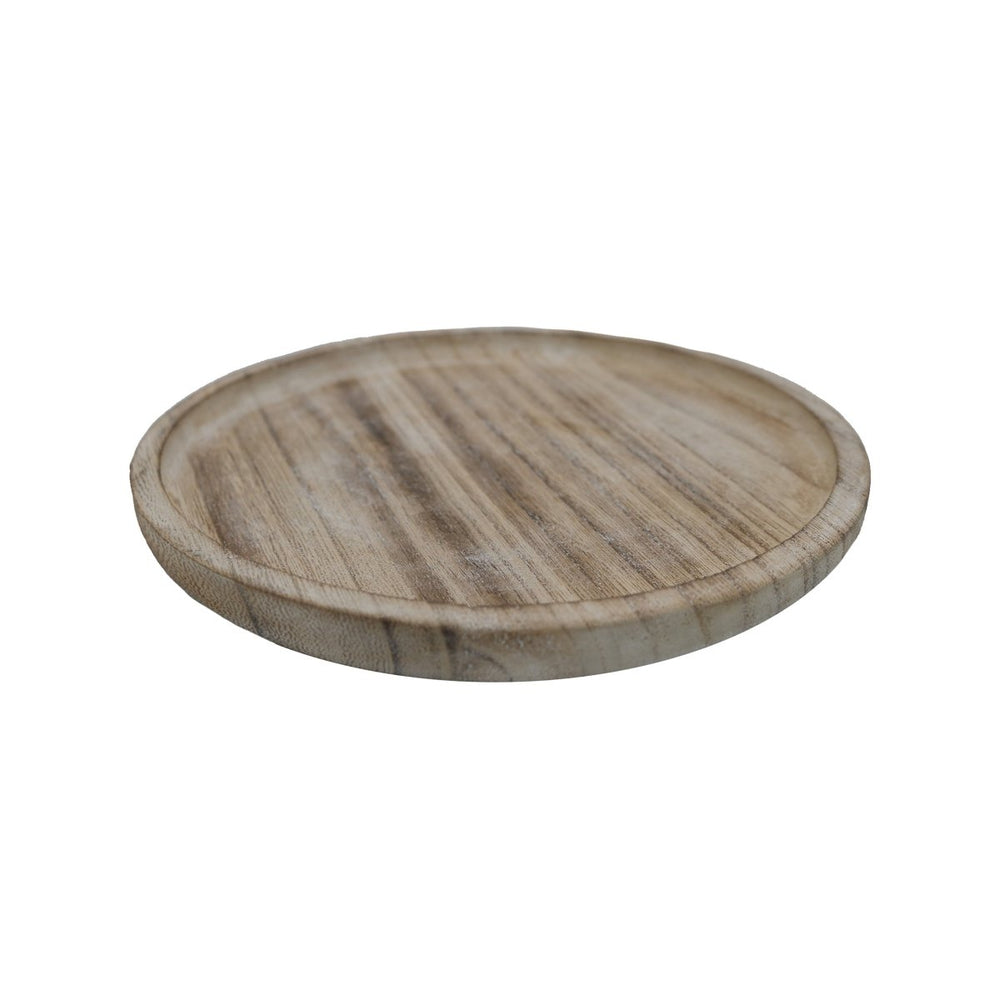 
                      
                        Sweet Water Decor Rustic Round Wood Tray - lily & onyx
                      
                    