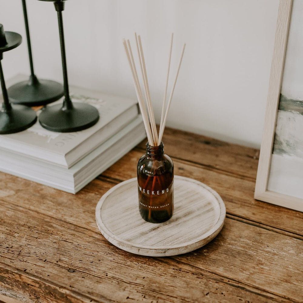 
                      
                        Sweet Water Decor Rustic Round Wood Tray - lily & onyx
                      
                    