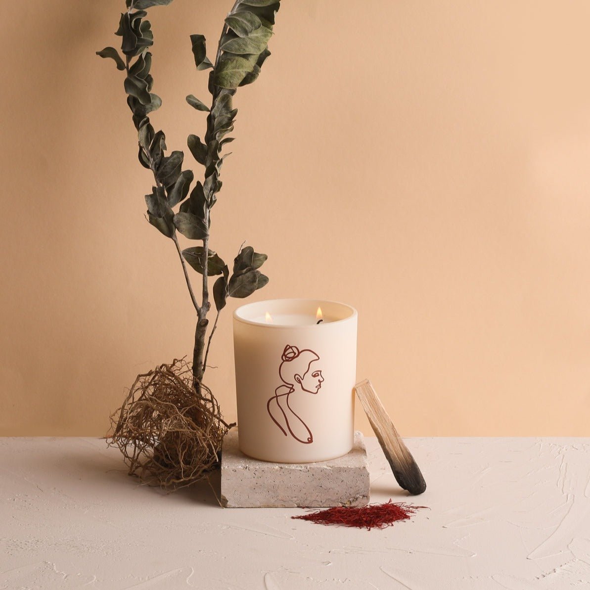 Brooklyn Candle Studio Saffron Bloom - Allison Kunath Artist Edition Candle - lily & onyx