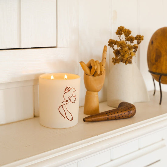 Brooklyn Candle Studio Saffron Bloom - Allison Kunath Artist Edition Candle - lily & onyx