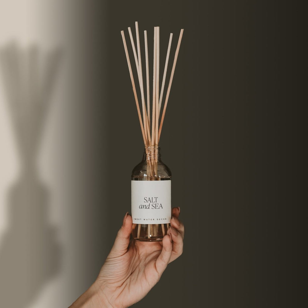 Sweet Water Decor Salt and Sea Clear Reed Diffuser - lily & onyx