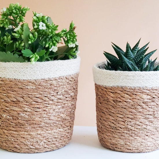 KORISSA Savar Plant Basket - lily & onyx