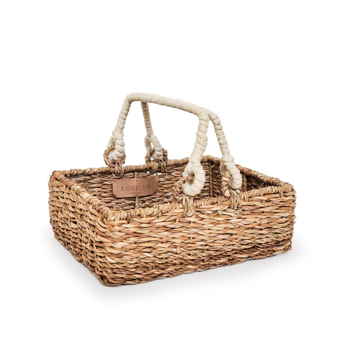 KORISSA Savar Storage Basket With Handle - lily & onyx