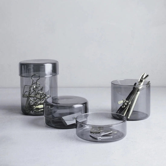KINTO USA Schale Glass Case, 4"X2" - lily & onyx