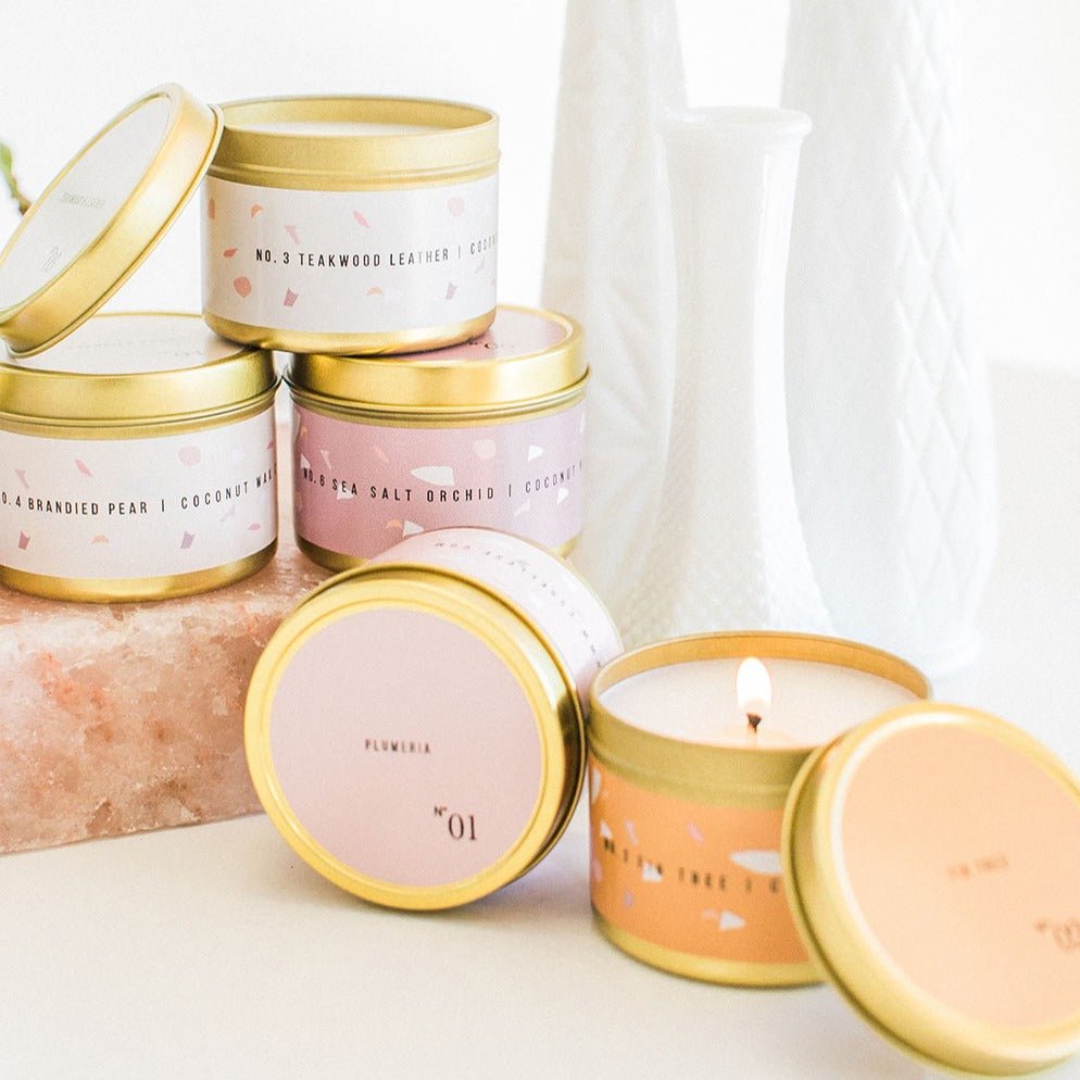 
                      
                        esselleSF Sea Salt Orchid | 5 Oz Travel Tin Candle | Jasmine, Lily, Orange, Tonka Beans - lily & onyx
                      
                    