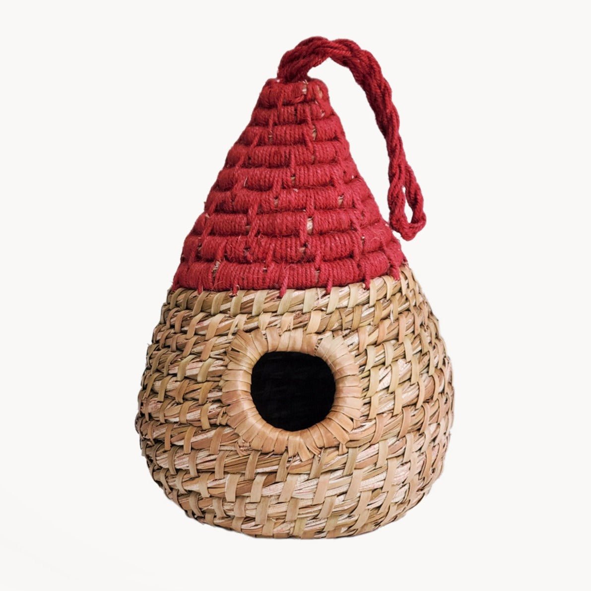 KORISSA Seagrass Birdhouse - Dewdrop - lily & onyx