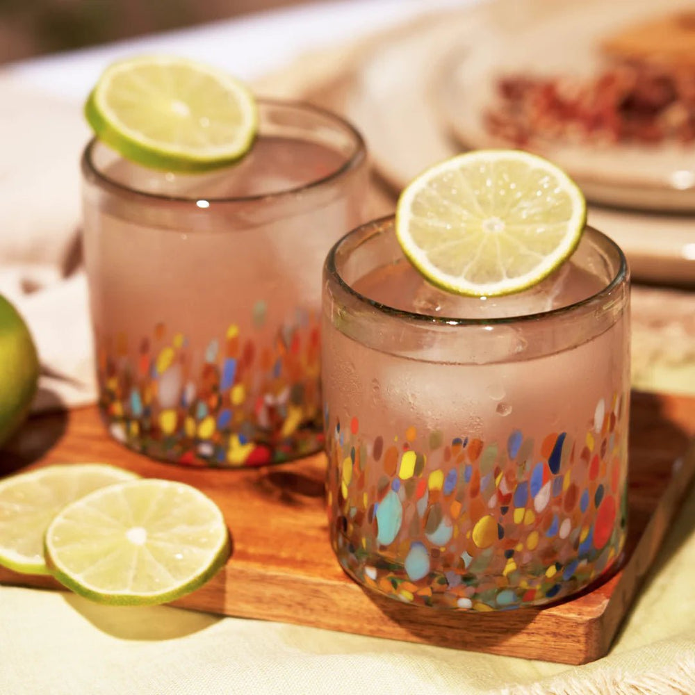 Twine Living Segunda Vida Artistico Tumblers, Set of 2 - lily & onyx