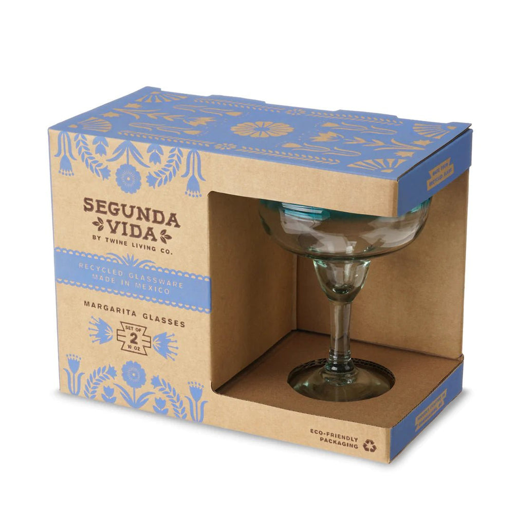 
                      
                        Twine Living Segunda Vida Primavera Margarita Glass, Set of 2 - lily & onyx
                      
                    
