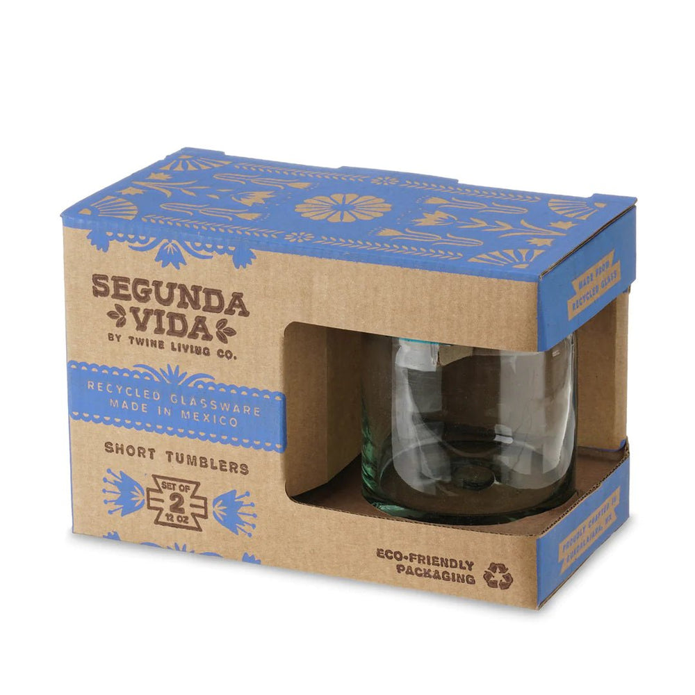 
                      
                        Twine Living Segunda Vida Primavera Short Tumbler, Set of 2 - lily & onyx
                      
                    