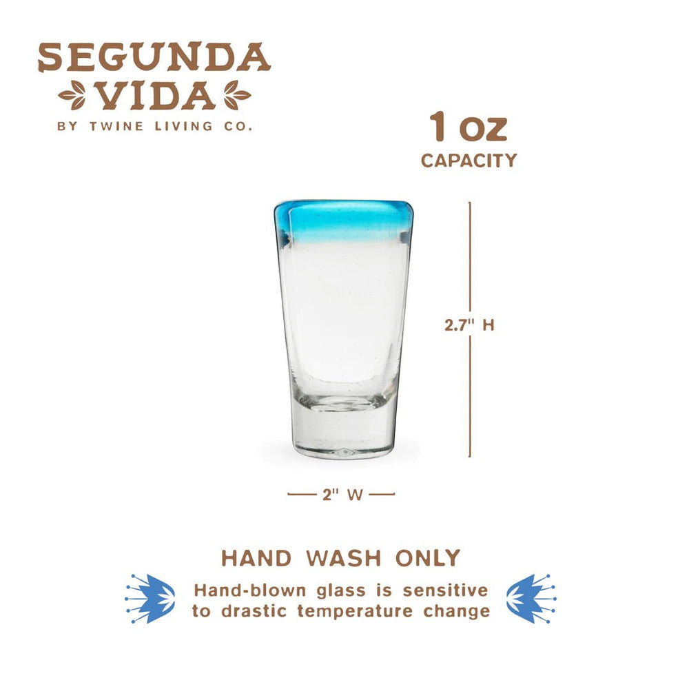 
                      
                        Twine Living Segunda Vida Primavera Shot Glass, Set of 4 - lily & onyx
                      
                    