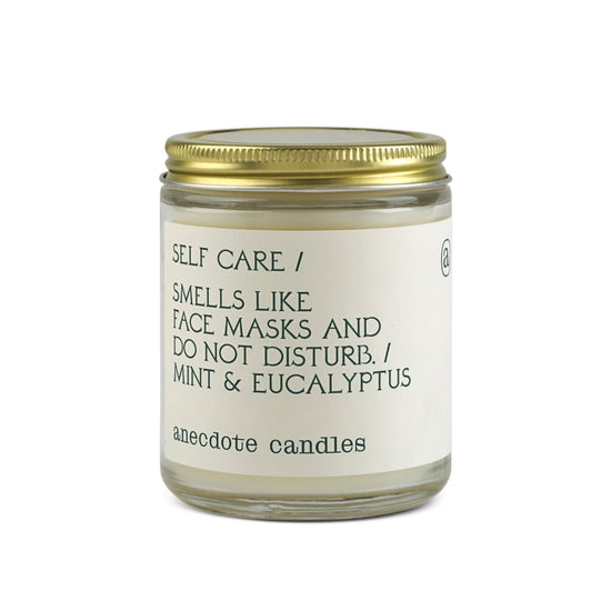 Load image into Gallery viewer, Anecdote Candles Self Care | 7.8 Oz Glass Candle | Mint &amp;amp; Eucalyptus - lily &amp;amp; onyx
