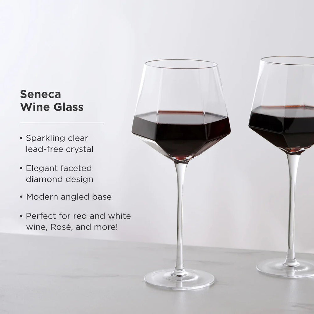 
                      
                        Viski Seneca Wine Glasses, Set of 2 - lily & onyx
                      
                    
