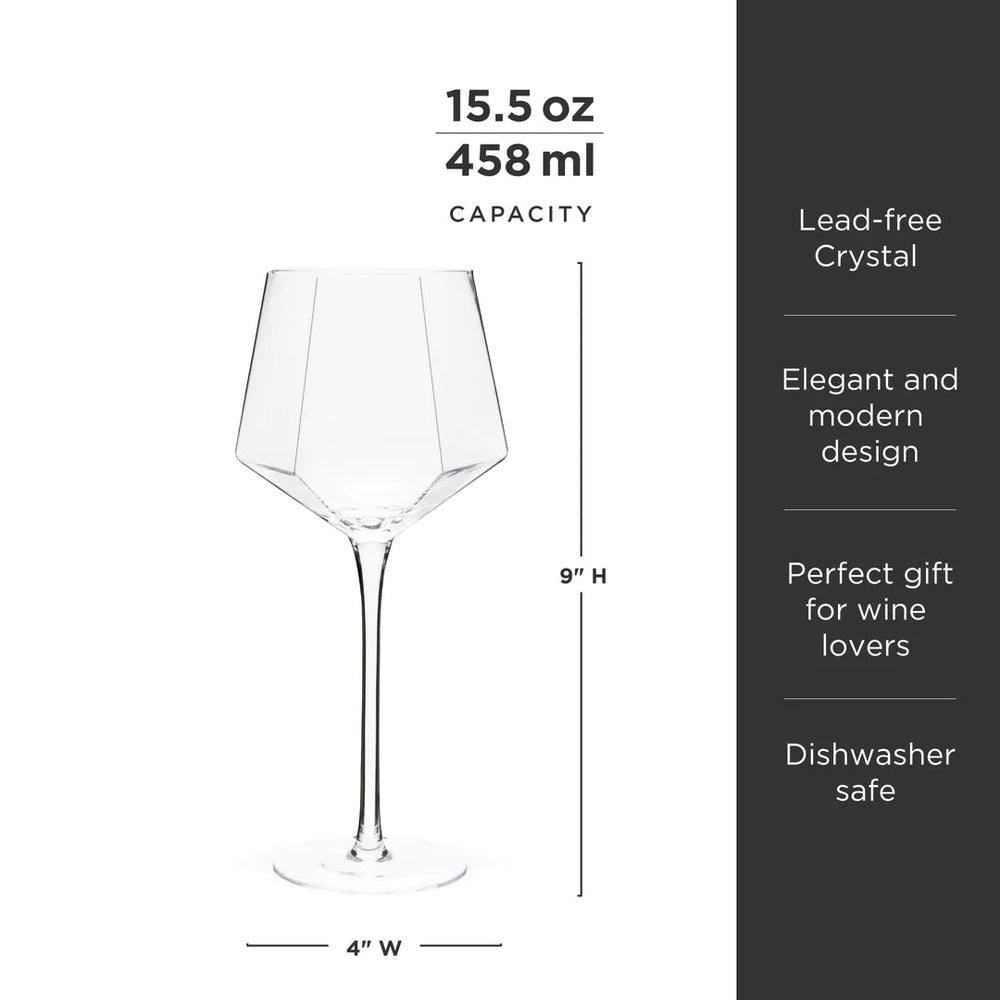 
                      
                        Viski Seneca Wine Glasses, Set of 2 - lily & onyx
                      
                    