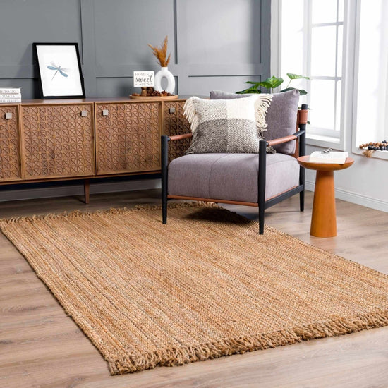Load image into Gallery viewer, Hauteloom Senneterre Natural Jute Rug - lily &amp;amp; onyx

