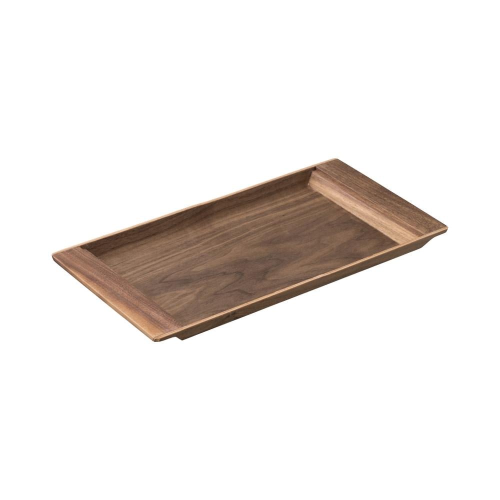 KINTO USA Sepia Walnut Nonslip Tray, 14" X 7" - lily & onyx