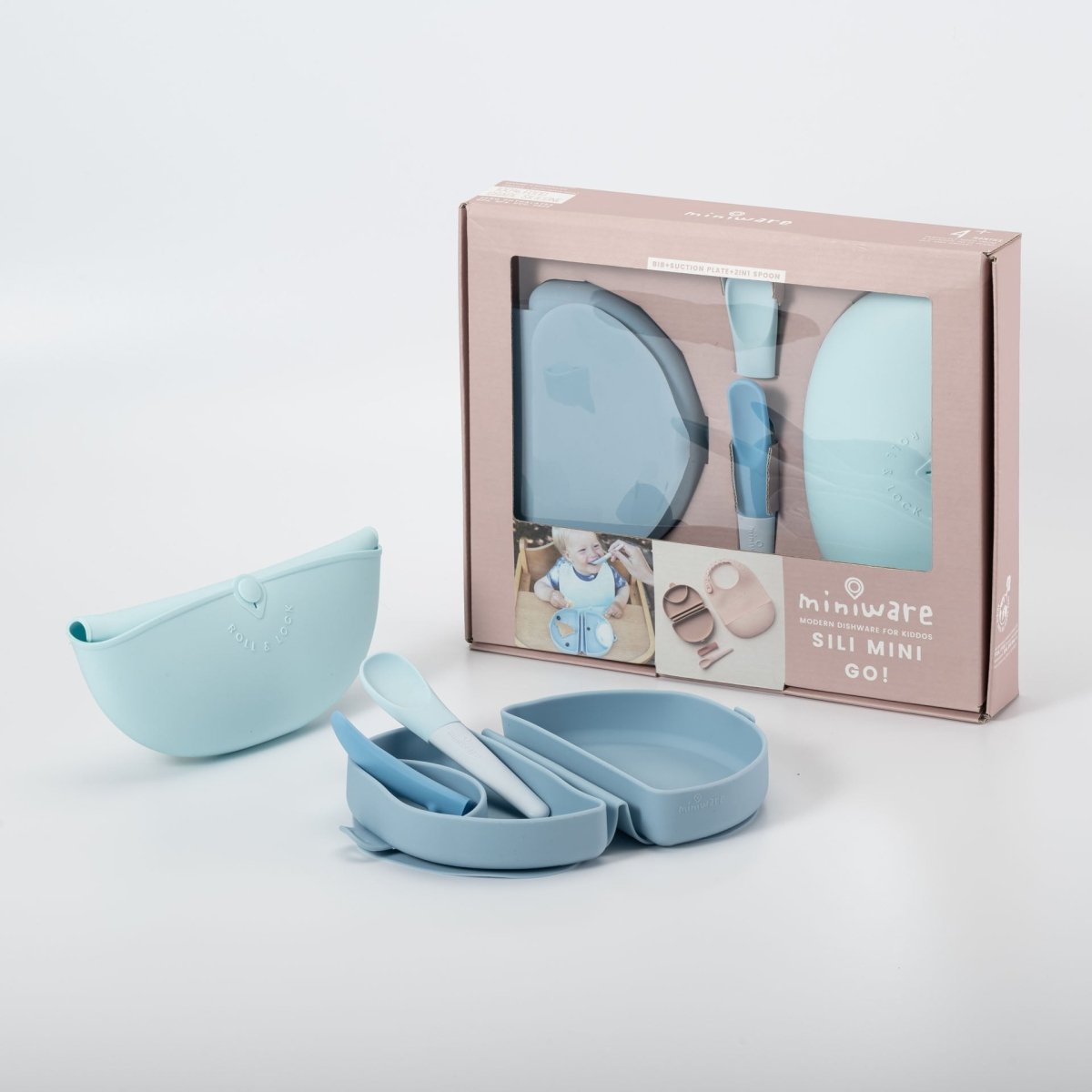 Miniware Sili Mini Go - Blue Banana - lily & onyx