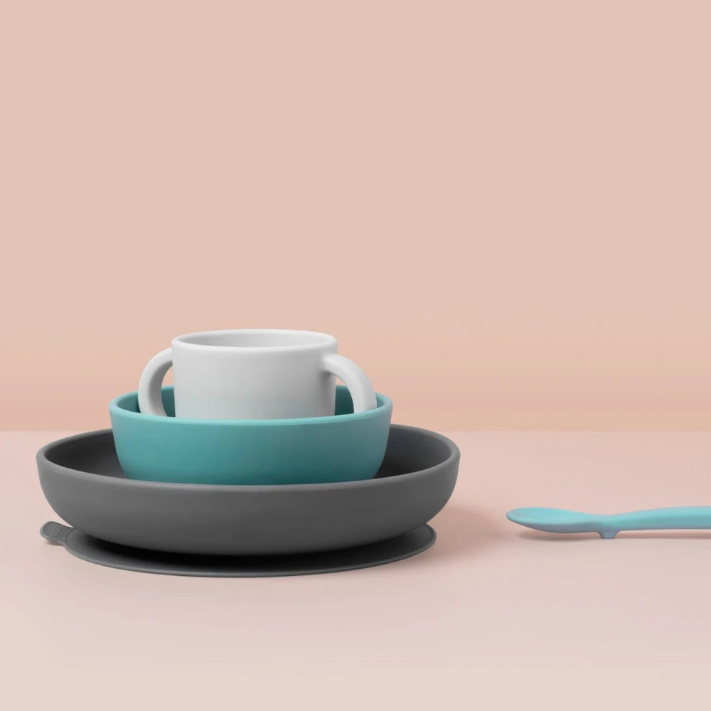 EKOBO Silicone Baby Meal Set - Lagoon - lily & onyx