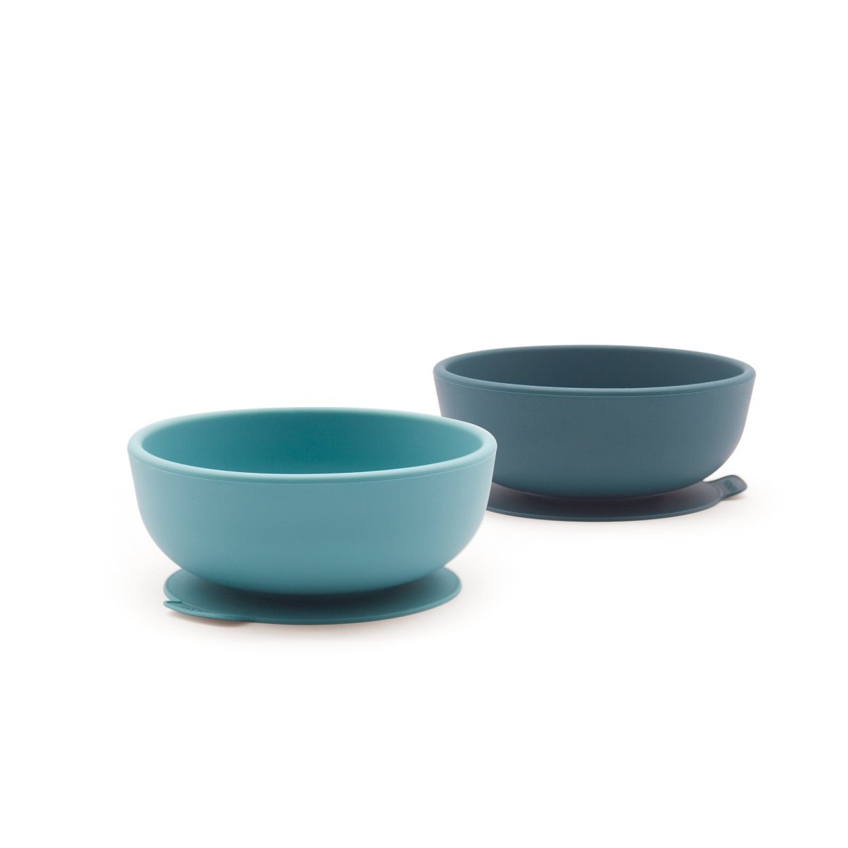 EKOBO Silicone Suction Baby Bowl Set - Blue Abyss / Lagoon - lily & onyx