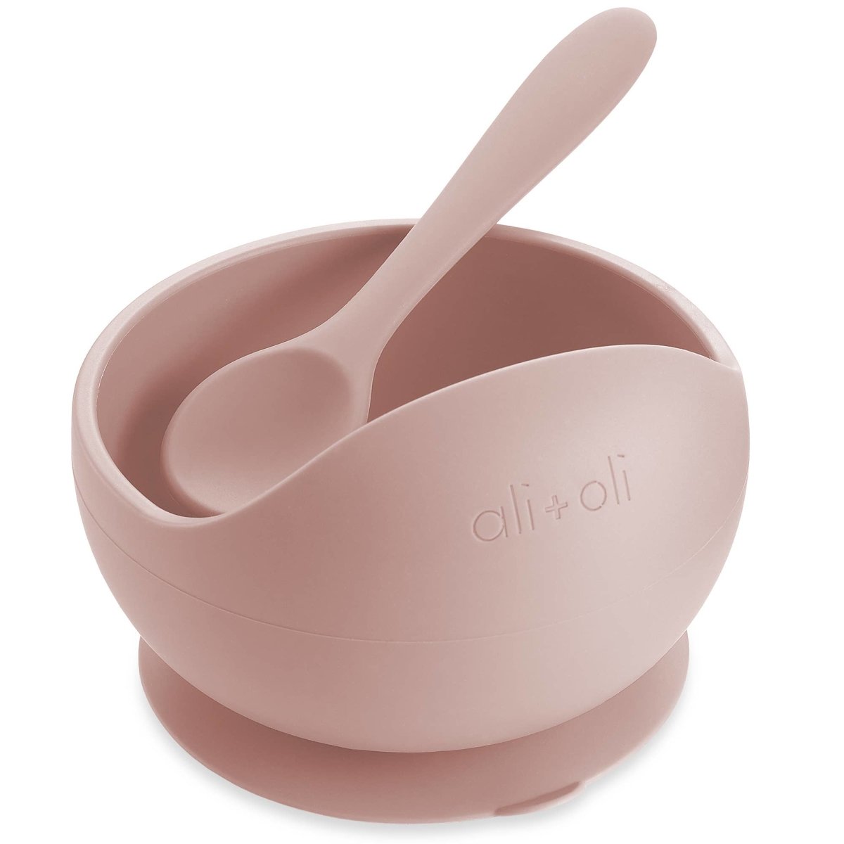 Ali+Oli Silicone Suction Bowl & Spoon Set - lily & onyx