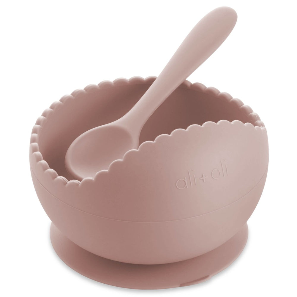 
                      
                        Ali+Oli Silicone Suction Bowl & Spoon Set, Wavy - lily & onyx
                      
                    