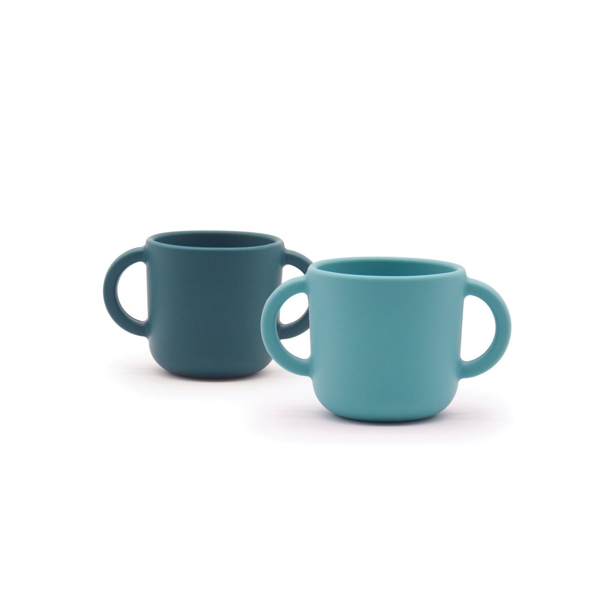 EKOBO Silicone Training Cup Set - Blue Abyss / Lagoon - lily & onyx