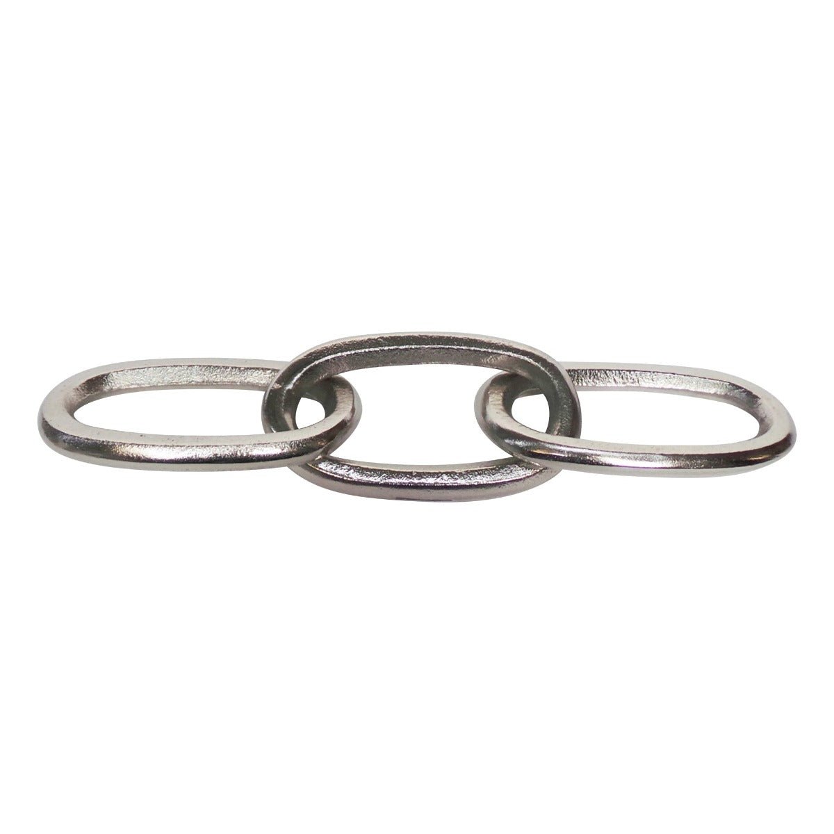 Sagebrook Home Silver Metal Chain Decor, 15