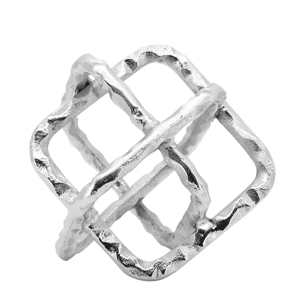 
                      
                        Sagebrook Home Silver Metal Square Orbs, 8" - lily & onyx
                      
                    