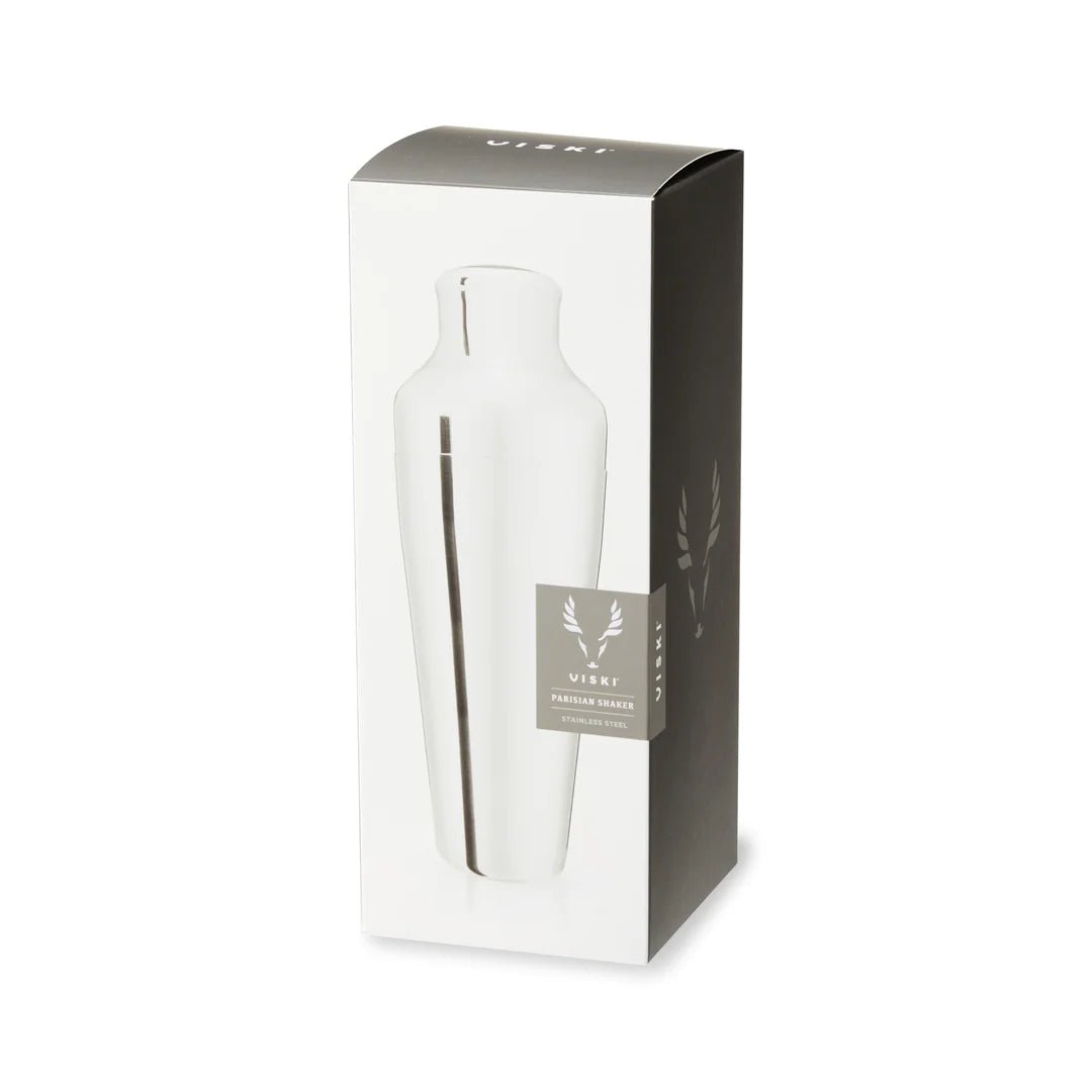 Viski Silver Parisian Cocktail Shaker, 25 oz - lily & onyx