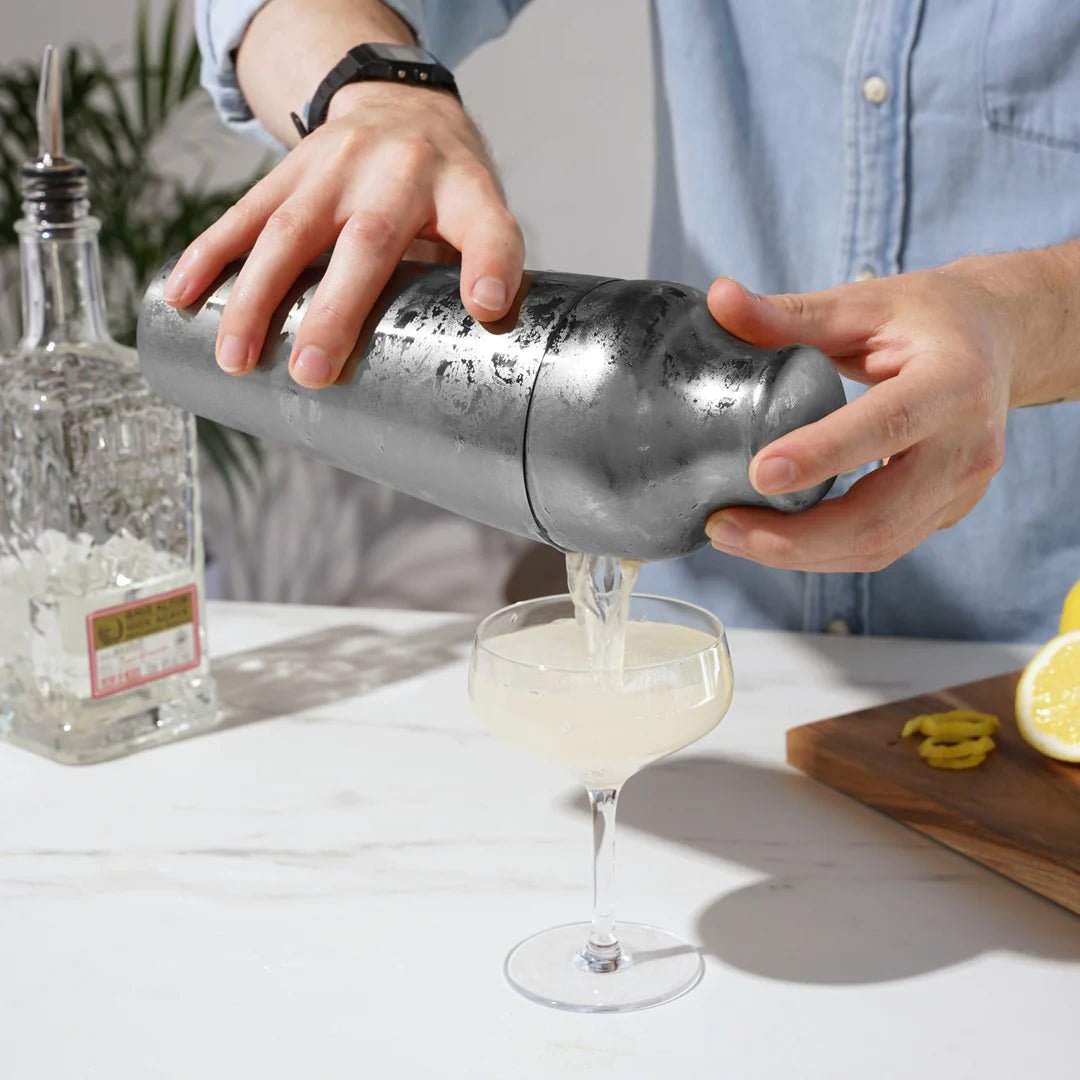 Viski Silver Parisian Cocktail Shaker, 25 oz - lily & onyx