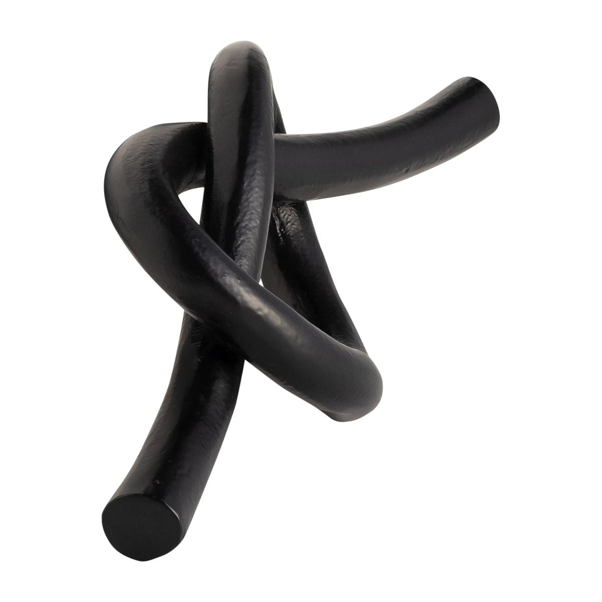 Sagebrook Home Single Knot Decorative Accent, 12" - Black - lily & onyx