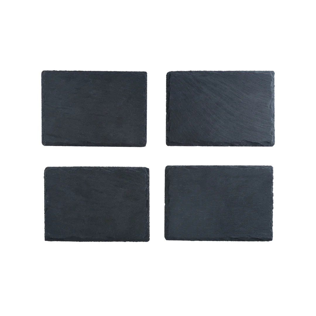 Twine Living Slate Tapas Plates, Set of 4 - lily & onyx