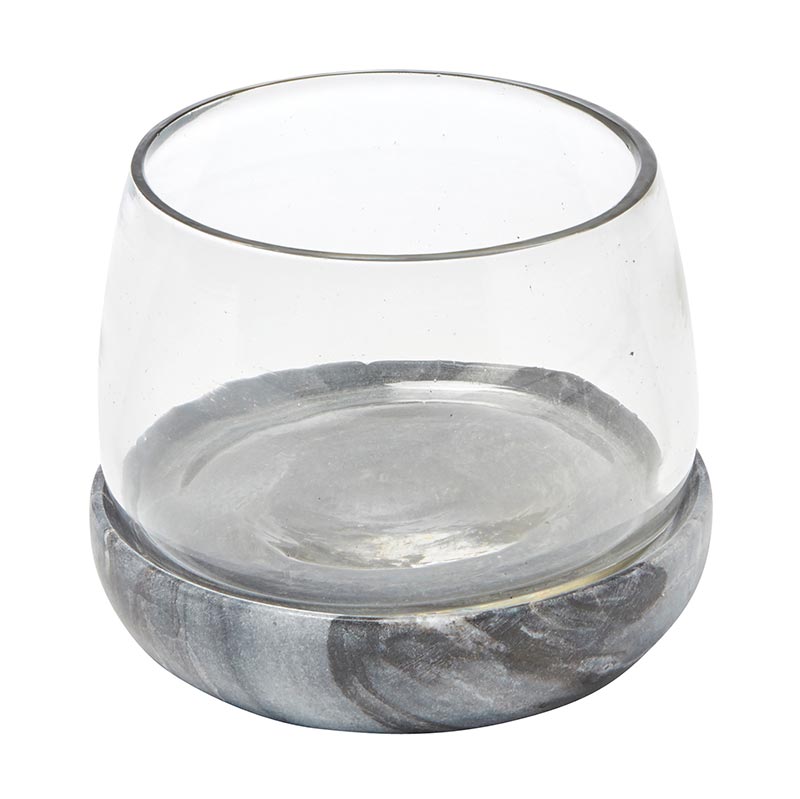 Load image into Gallery viewer, Santa Barbara Design Studio Small Marble &amp;amp; Glass Serving Bowl, Set Of 2 - lily &amp;amp; onyx
